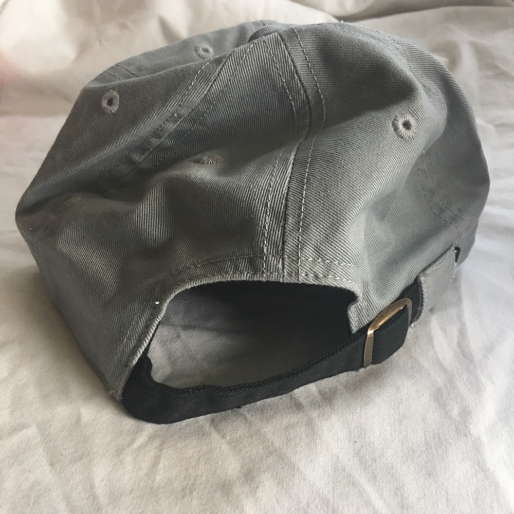 Gray Plain Fashion Strapback - Picture 3 of 3